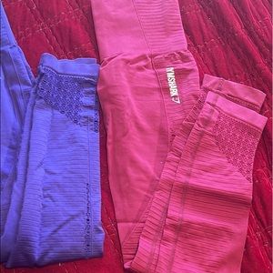 Gymshark tights pink size S